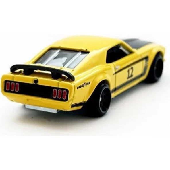 Hot Wheels 1969 Ford Mustang Boss 302 Vintage Arabalar Özel Seri HRV08 - HRT81 - Resim 4