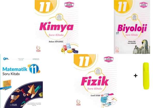Palme Yayıncılık 11. Sınıf Matematik Fen Sayısal Soru Kitabı Seti Yeni 4 Kitap