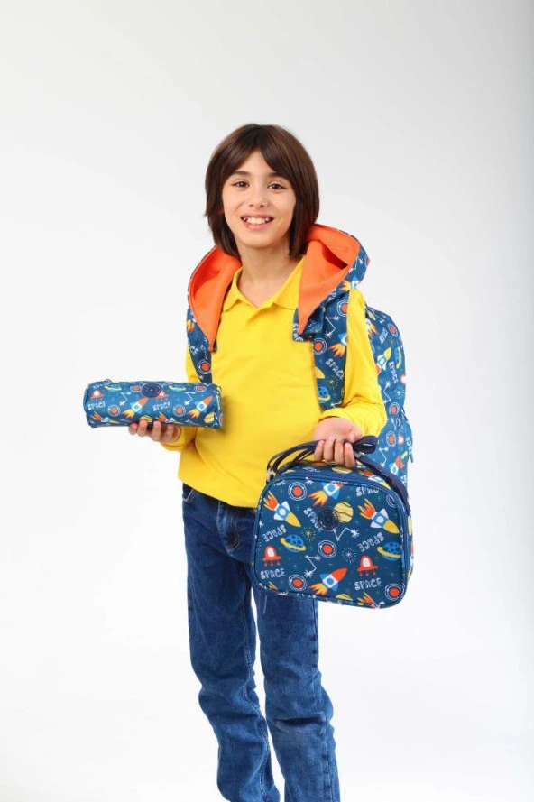 Kaukko Kids Sırt Çantası Evolution Space L5182 - Resim 4