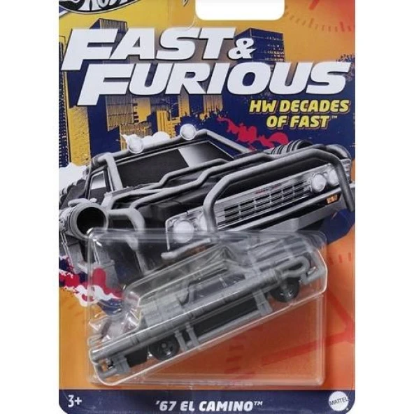 Hot Wheels Hot Wheels Fast & Furious '67 El Comıno - HNR88 -HRW41 ürün görseli 1