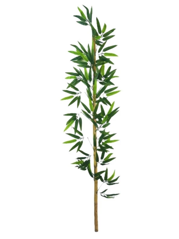 Nettenevime 5li Set Yapay Bambu Sopası 14 Yapraklı 130cm Yapay Çiçek Bambu Duvarı Separatör Çiçeği Yapay Çiçek - Resim 3