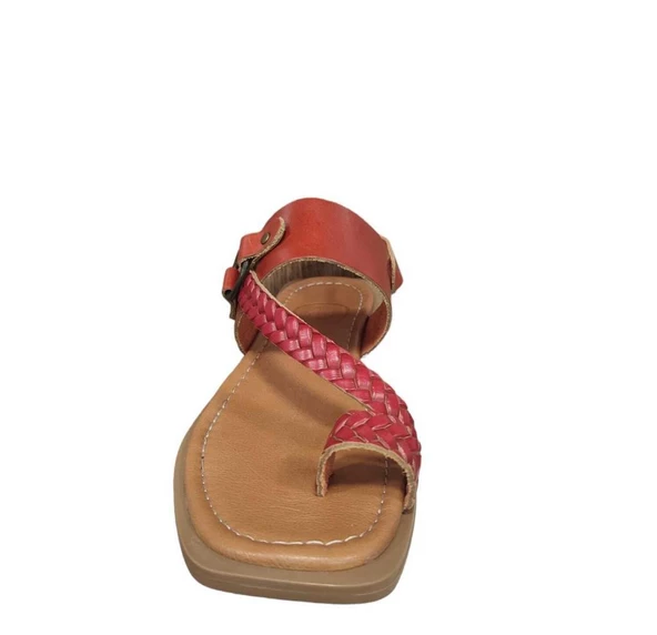 VENÜS 22234350 BAŞ PARMAK ARASI DERİ GENÇ KADIN SANDALET - 6