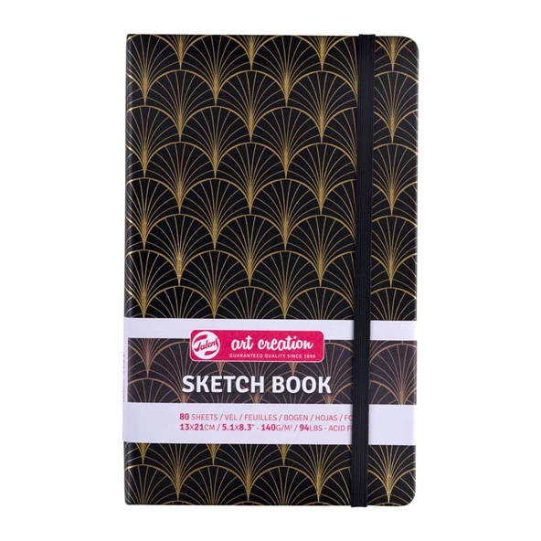 Talens Art Creation Sketchbook Sert Kapak Eskiz Defteri 140 gr 13x21 cm 80 yp Art Deco ürün görseli