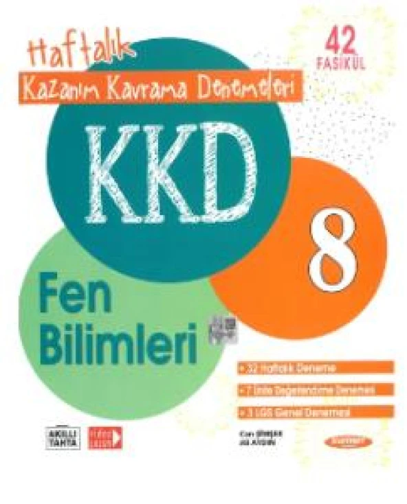 8 FEN BİLİMLERİ HAFTALIK KAZANIM KAVRAMA DENEMELERİ (42 FASİKÜL)