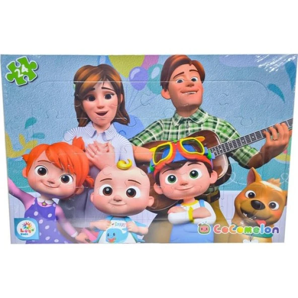 Laço Kids Cocomelon 24 Parça Frame Puzzle Aile CO7794 Cocomelon Çocuk Puzzle