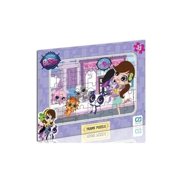 CA Games Littlest Pet Shop 35 Parça Frame Puzzle