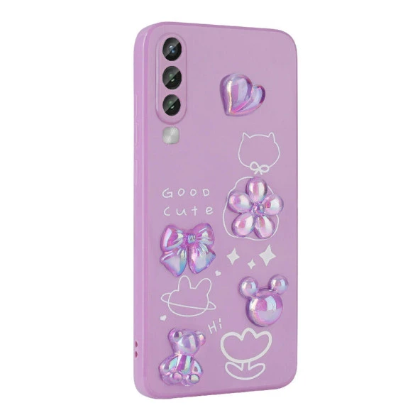 Galaxy A70 Kılıf Kabartma Figürlü Parlak  Toys Silikon Kapak - Resim 6