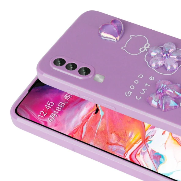 Galaxy A70 Kılıf Kabartma Figürlü Parlak  Toys Silikon Kapak - Resim 7