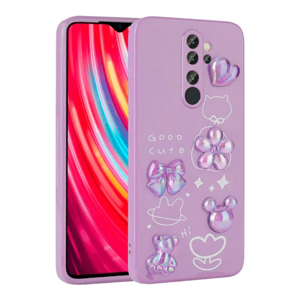 Xiaomi Redmi Note 8 Pro Kılıf Kabartma Figürlü Parlak  Toys Silikon Kapak - 4