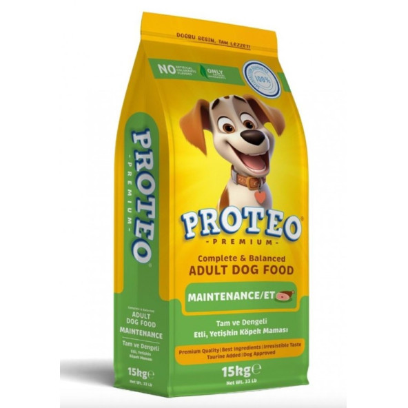 Proteo Maintenance Etli Yetişkin Köpek Maması 15 Kg