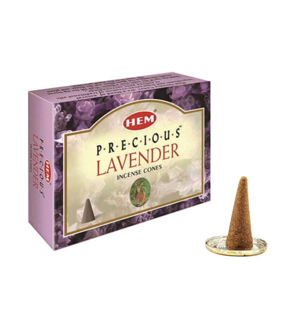 Lavanta (Lavender) Konik Tütsü Mumu 10'lu