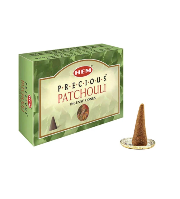 Paçuli (Patchouli) Konik Tütsü Mumu 10'lu