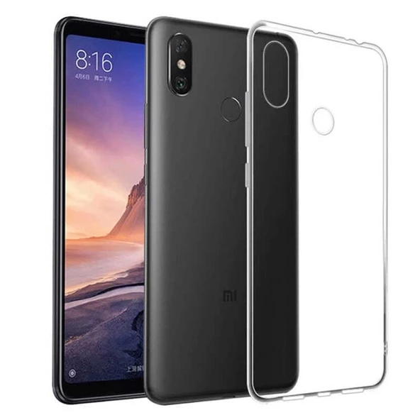 Xiaomi Mi Max 3 Kılıf Süper Silikon Kapak