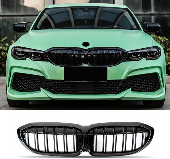 Bmw 3 serisi G20 ön panjur böbrek 2019-2022 Arası Uyumlu - 3