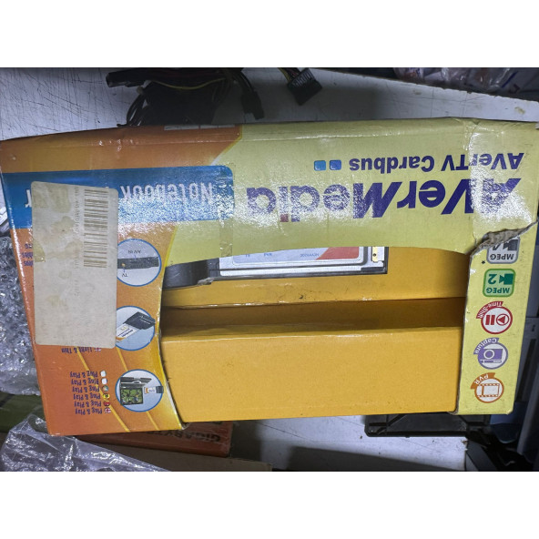 AVERTV CARDBUS NOTEBOOK TV TUNER KUTULU 2.EL ÜRÜN