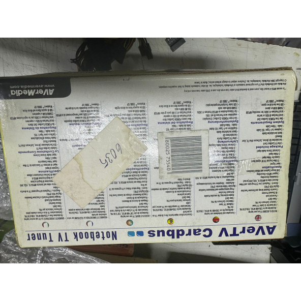 AVERTV CARDBUS NOTEBOOK TV TUNER KUTULU 2.EL ÜRÜN - 2