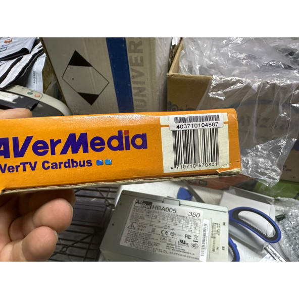AVERTV CARDBUS NOTEBOOK TV TUNER KUTULU 2.EL ÜRÜN - 3
