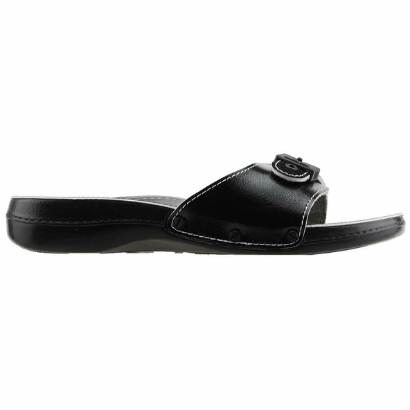 Ceyo 6500  Anatomik Ortopedik Comfort Siyah Kadın Terlik 35-40 - 2