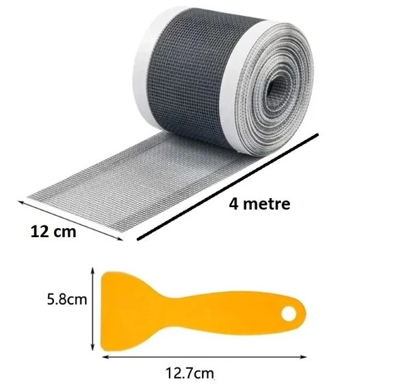 Pratik Çok Amaçlı Gider Süzgeci Ve Sineklik Tamir Kiti 12 Cm * 4 Metre - 5