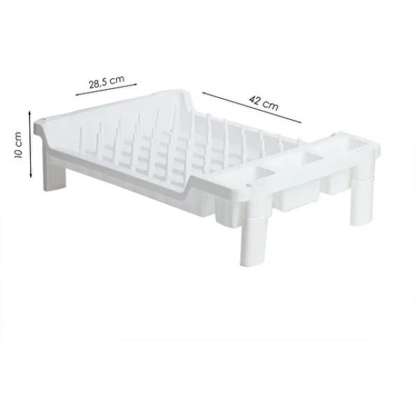 Özgen Plastik Modern Tabaklık Beyaz 331 - 2