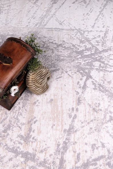 Alpina Home Expression Krem Yumuşak Doku Salon Oturma Odası Mutfak Çocuk Odası Halısı ürün görseli