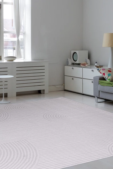 Alpina Home Expression Krem Yumuşak Doku Salon Oturma Odası Mutfak Çocuk Odası Halısı