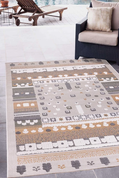 Alpina Home Dolce Sisal Krem Yumuşak Doku Salon Oturma Odası Mutfak Çocuk Odası Halısı