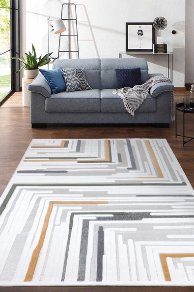 Alpina Home Qavalli Sisal Krem Yumuşak Doku Salon Oturma Odası Mutfak Çocuk Odası Halısı - Resim 8