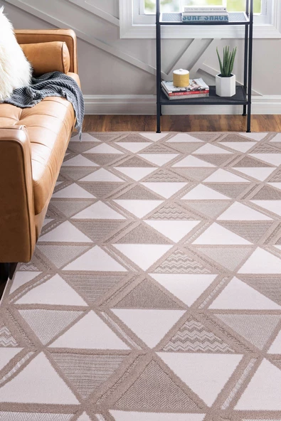 Alpina Home Dolce Sisal Krem Yumuşak Doku Salon Oturma Odası Mutfak Çocuk Odası Halısı