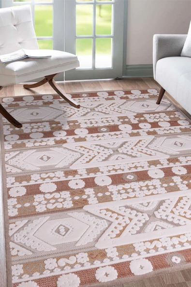 Alpina Home Dolce Sisal Krem Yumuşak Doku Salon Oturma Odası Mutfak Çocuk Odası Halısı