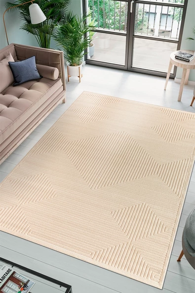 Alpina Home Dolce Sisal Bej Yumuşak Doku Salon Oturma Odası Mutfak Çocuk Odası Halısı