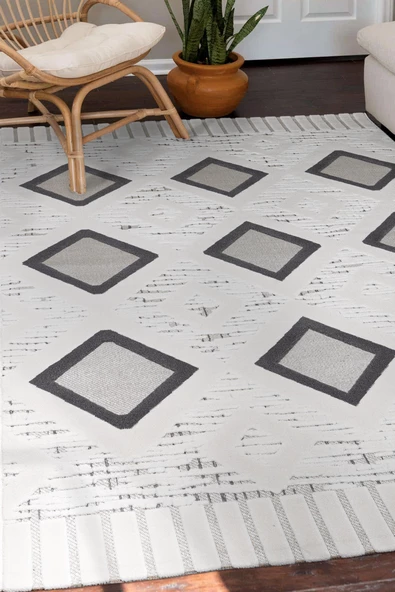 Alpina Home Dolce Sisal Krem Yumuşak Doku Salon Oturma Odası Mutfak Çocuk Odası Halısı