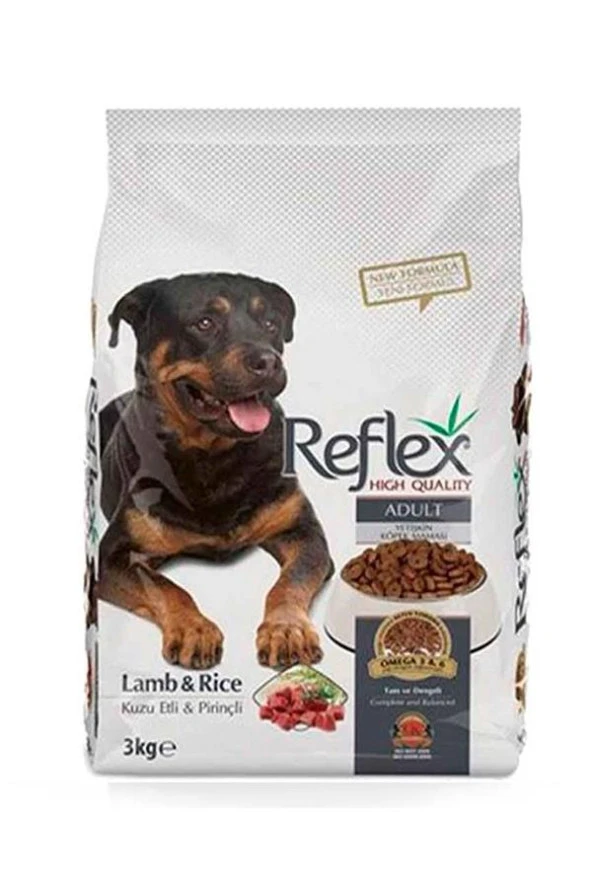 Reflex Kuzu Etli Büyük Irk köpek maması-3 Kg