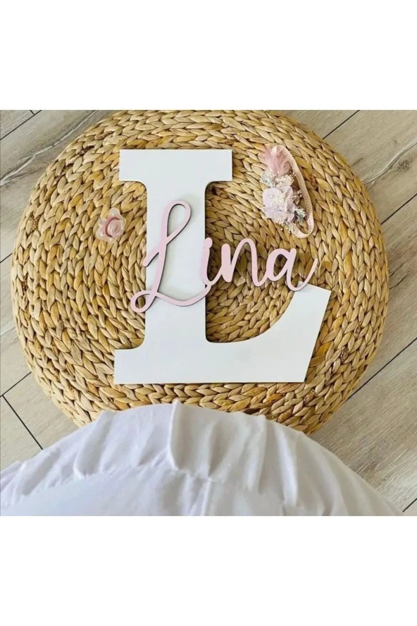 Çocuk Ve Bebek Odası Harf Kapı Ve Duvar Süsü Pano Isimlik ürün görseli 1