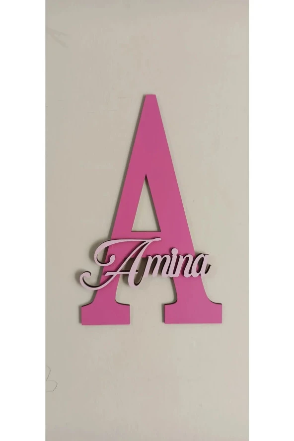 Çocuk Ve Bebek Odası Harf Kapı Ve Duvar Süsü Pano Isimlik ürün görseli 1