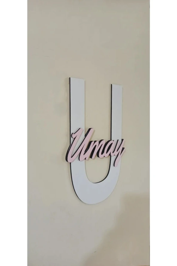 Çocuk Ve Bebek Odası Harf Kapı Ve Duvar Süsü Pano Isimlik - Resim 2