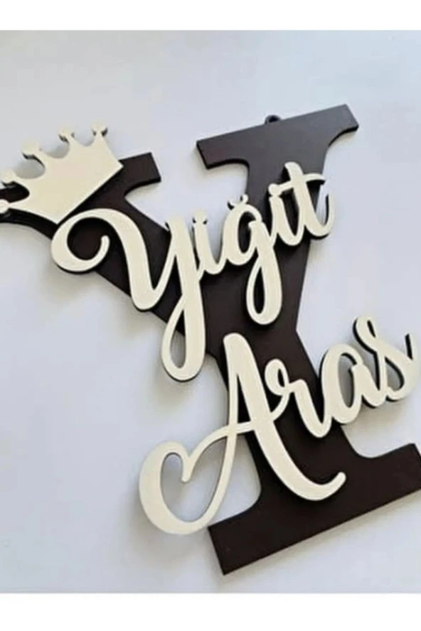 Çocuk Ve Bebek Odası Harf Kapı Ve Duvar Süsü Pano Isimlik ürün görseli 1