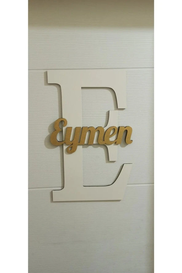 Çocuk Ve Bebek Odası Harf Kapı Ve Duvar Süsü Pano Isimlik ürün görseli 1