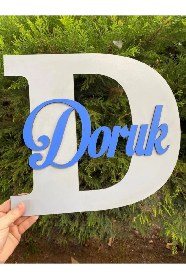 Çocuk Ve Bebek Odası Harf Kapı Ve Duvar Süsü Pano Isimlik ürün görseli 1