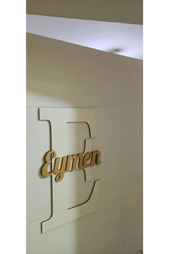 Çocuk Ve Bebek Odası Harf Kapı Ve Duvar Süsü Pano Isimlik - Resim 3