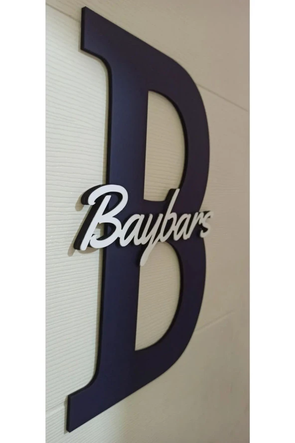 Çocuk Ve Bebek Odası Harf Kapı Ve Duvar Süsü Pano Isimlik - Resim 2