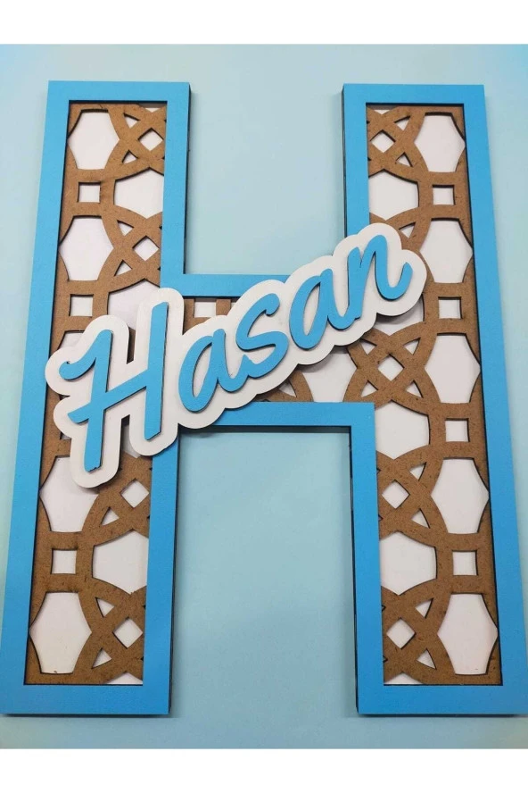 Çocuk Ve Bebek Odası Harf Kapı Ve Duvar Süsü Pano Isimlik ürün görseli 1