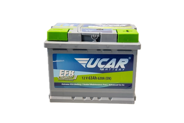 Uçar Akü 12 Volt 63 Amper EFB Akü