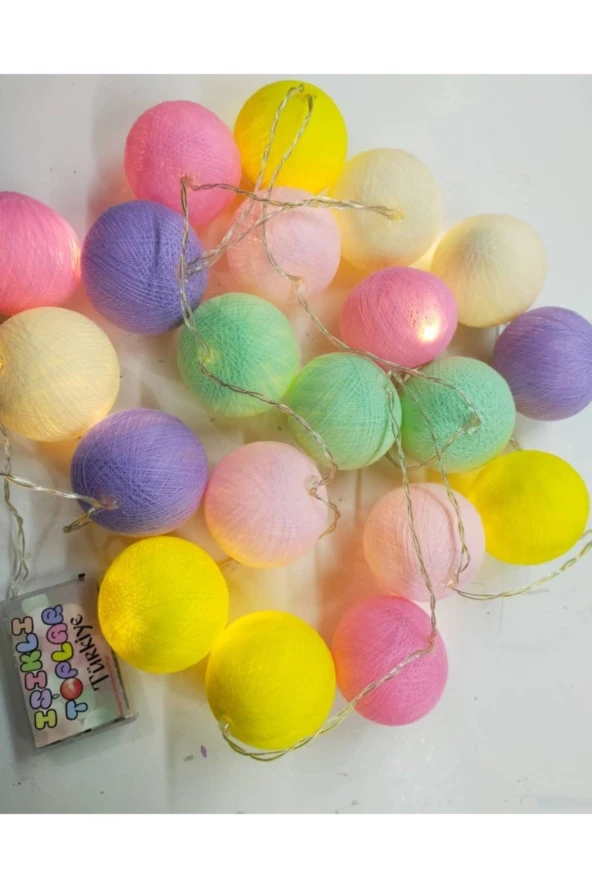 Dekoratif Led Işıklı Toplar Oda Süsleme Ve Aydınlatma - Resim 2