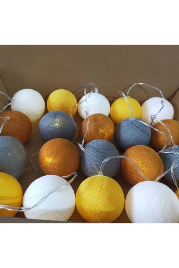 Dekoratif Led Işıklı Toplar Oda Süsleme Ve Aydınlatma ürün görseli 1