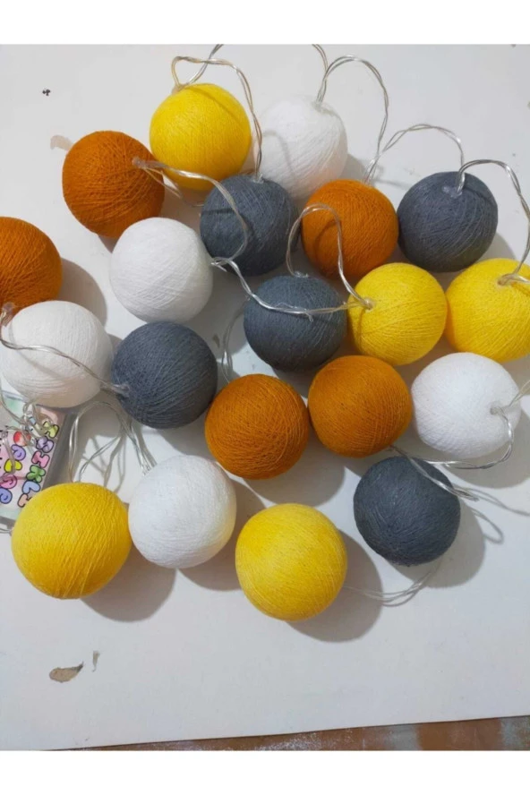 Dekoratif Led Işıklı Toplar Oda Süsleme Ve Aydınlatma - Resim 2