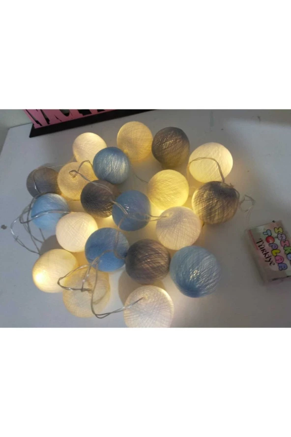 Dekoratif Led Işıklı Toplar Oda Süsleme Ve Aydınlatma - Resim 3