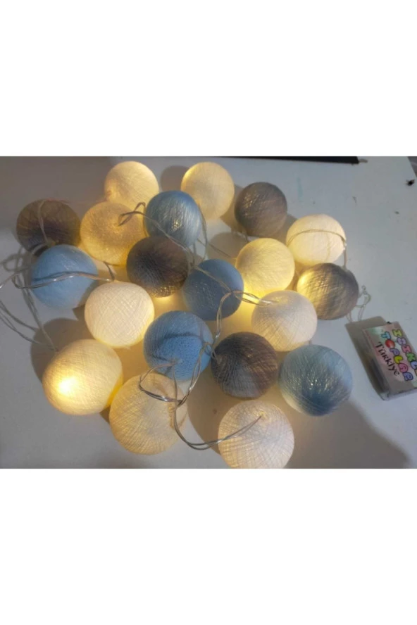 Dekoratif Led Işıklı Toplar Oda Süsleme Ve Aydınlatma - Resim 4