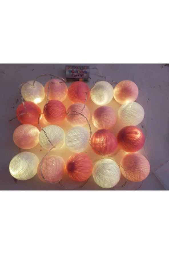 Dekoratif Led Işıklı Toplar Oda Süsleme Ve Aydınlatma - Resim 4