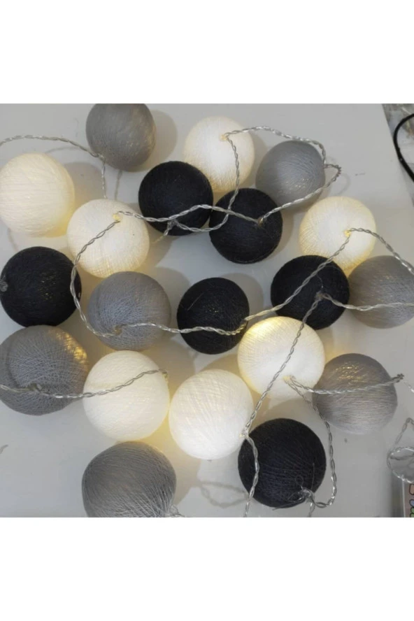 Dekoratif Led Işıklı Toplar Oda Süsleme ve Aydınlatma - Resim 4